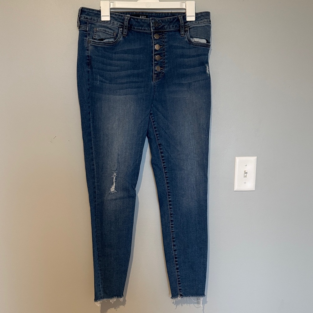 Kut from the Kloth Dark Blue High Rise Jeans